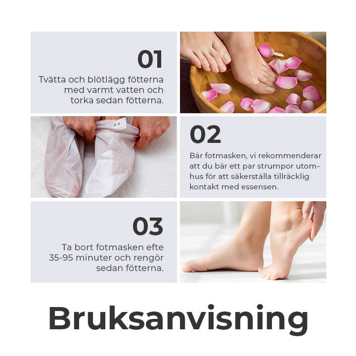 (1+1 GRATIS) Ultimata Foot Peeling-masken