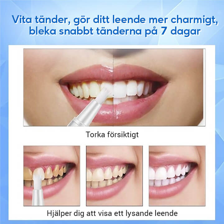 (1+1 GRATIS) Tandblekningspenna