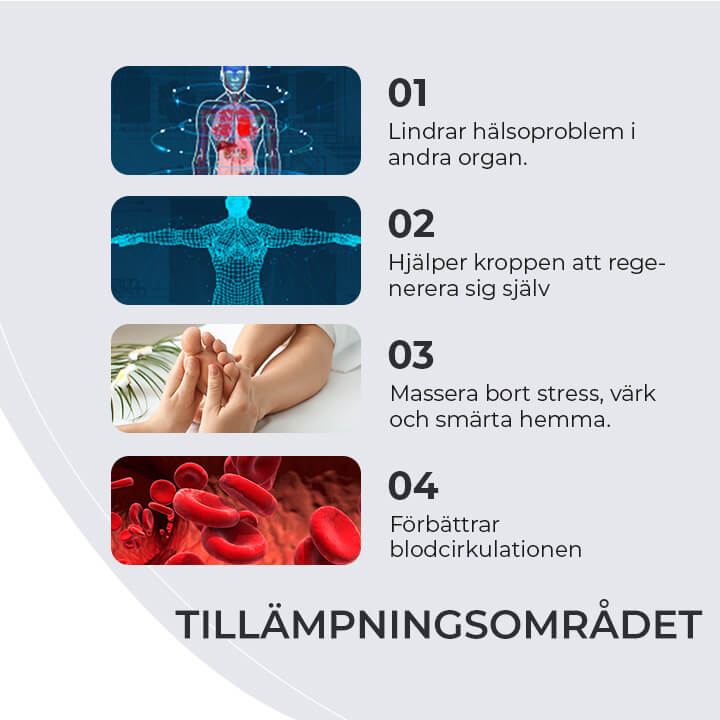 (1+1 GRATIS) Akupressur Reflexologi-Strumpor