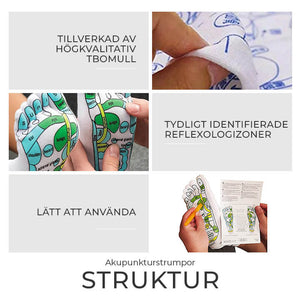 (1+1 GRATIS) Akupressur Reflexologi-Strumpor