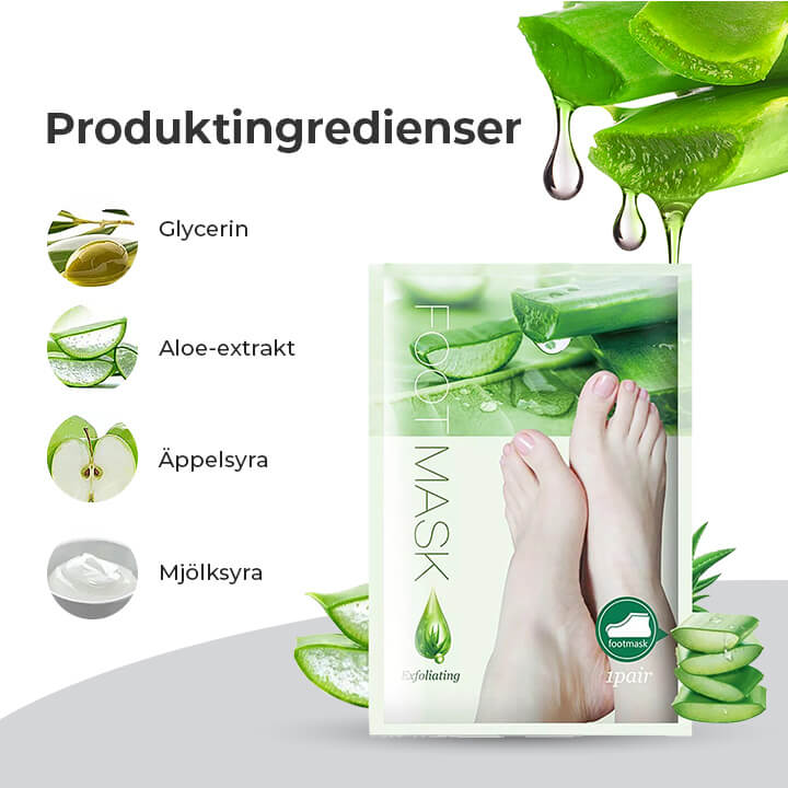 (1+1 GRATIS) Ultimata Foot Peeling-masken